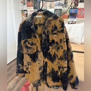 12th Tribe Black and Tan Corduroy Jacket